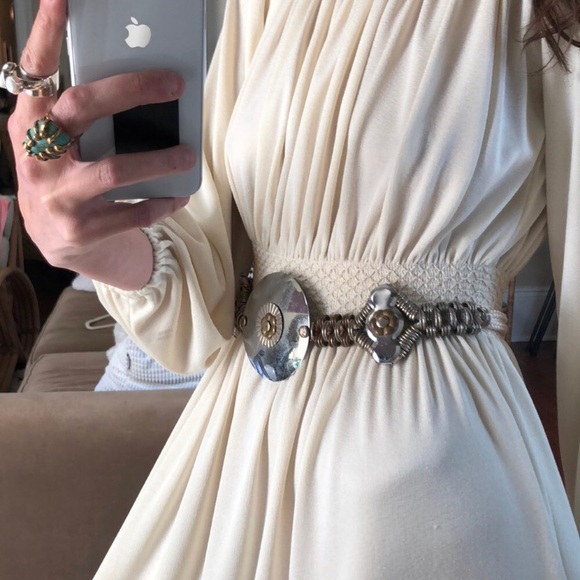 Vintage Accessories - Vintage rope and metal belt